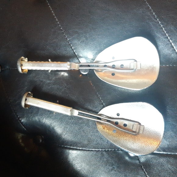 Vintage pair A&J metal Shoe Tree Forms Stretcher Adjustable Made in USA - Picture 3 of 9